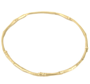 gold branch bangle bracelet