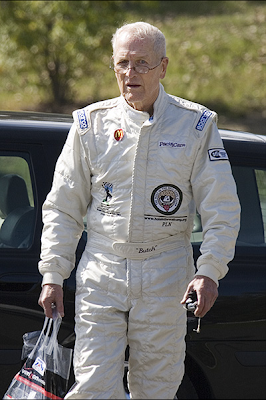 Paul Newman racing cars at age 80