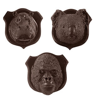 Endangered Species Chocolate Wall Trophies