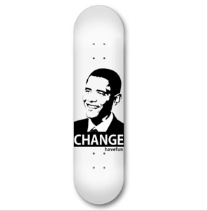 HaveFun Skateboarding's Obama Change Deck