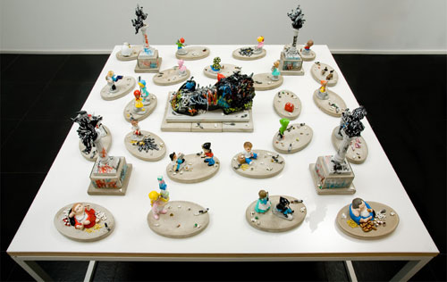 The Battle Of Trafalger Square, 2010, at the OA Gallery in Madrid