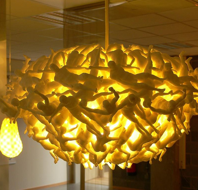 3D printed pendant light 