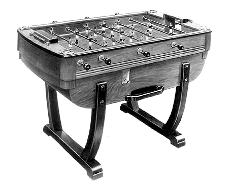 vintage wood football table