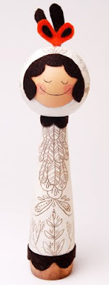 artists reimagine kokeshi dolls