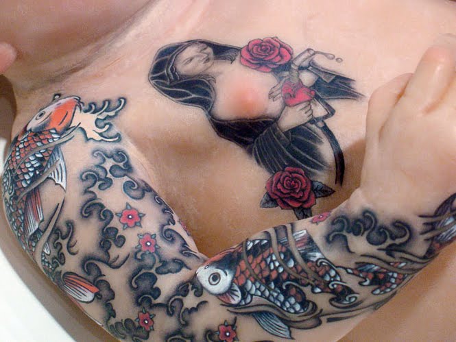 tattooed baby