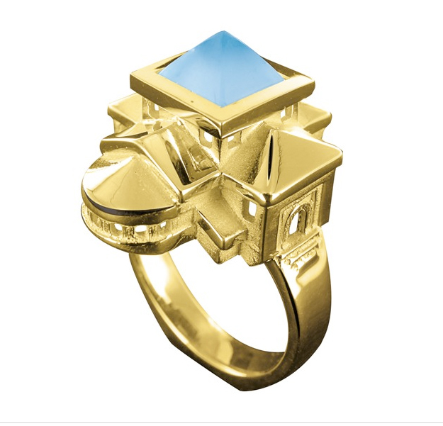 Architectural Rings by Philippe Tournaire