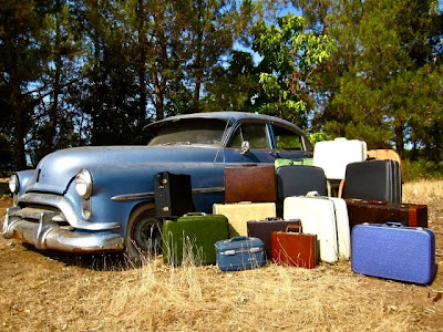 upcycled suitcases