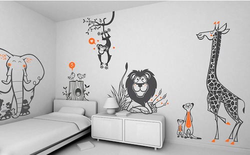 Funny Wall Sticker 2011 Wall Decorating Ideas For Kids Bedroom