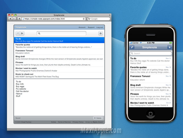 [SimpleNote-iPhone.jpg]