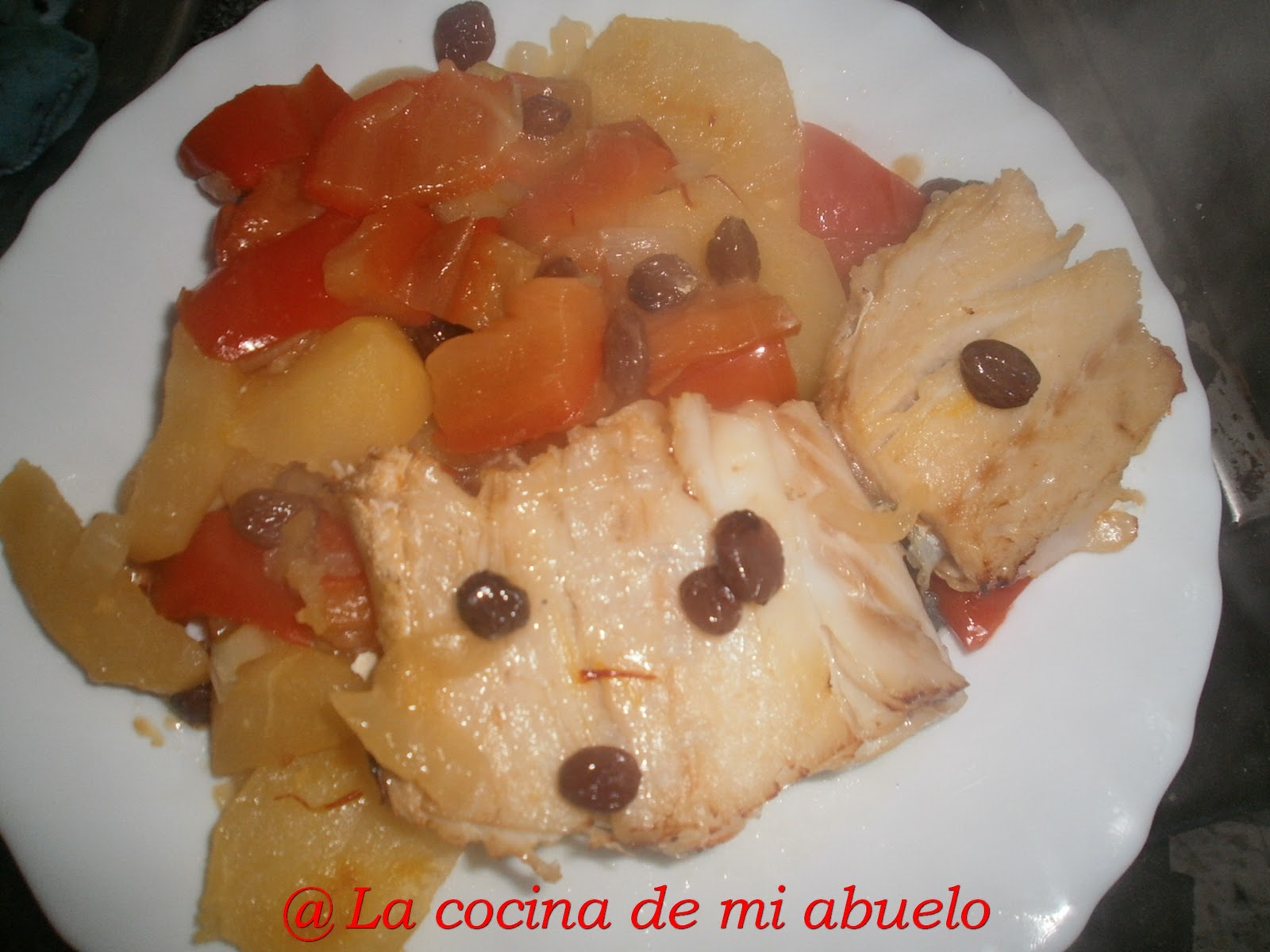 Bacalao Al Horno Con Pasas La Cocina De Mi Abuelo