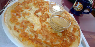 cheese potato onion dutch pancake