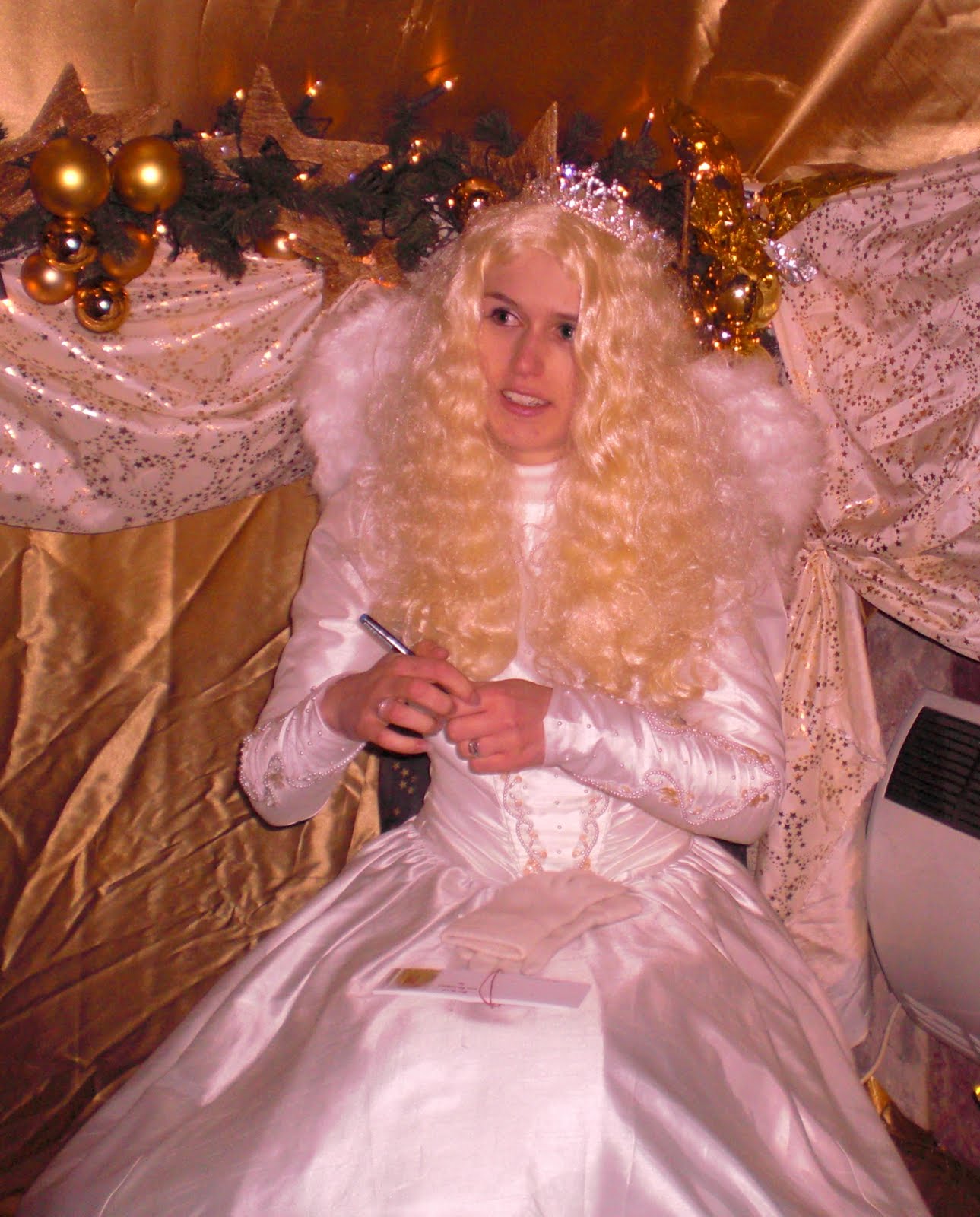 Rosenperle Denkt Euch, ich habe das Christkind gesehen.