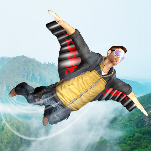 Летающий человек играть. Симулятор прыжка с парашютом. Игра про летающего человека. Вингсьют игра на андроид. Летающий андроид.