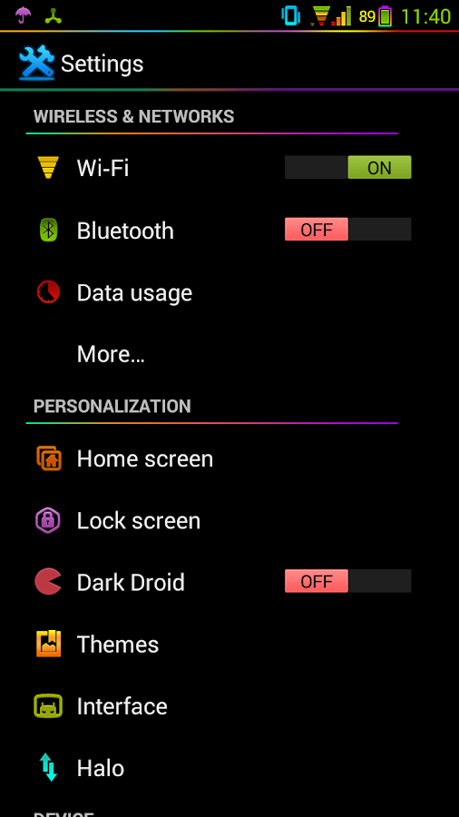 CM 11/10.2 THEME NEON COLORS v3.02 APK Personalization Apps Free Download