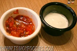 salsa yogurt dip