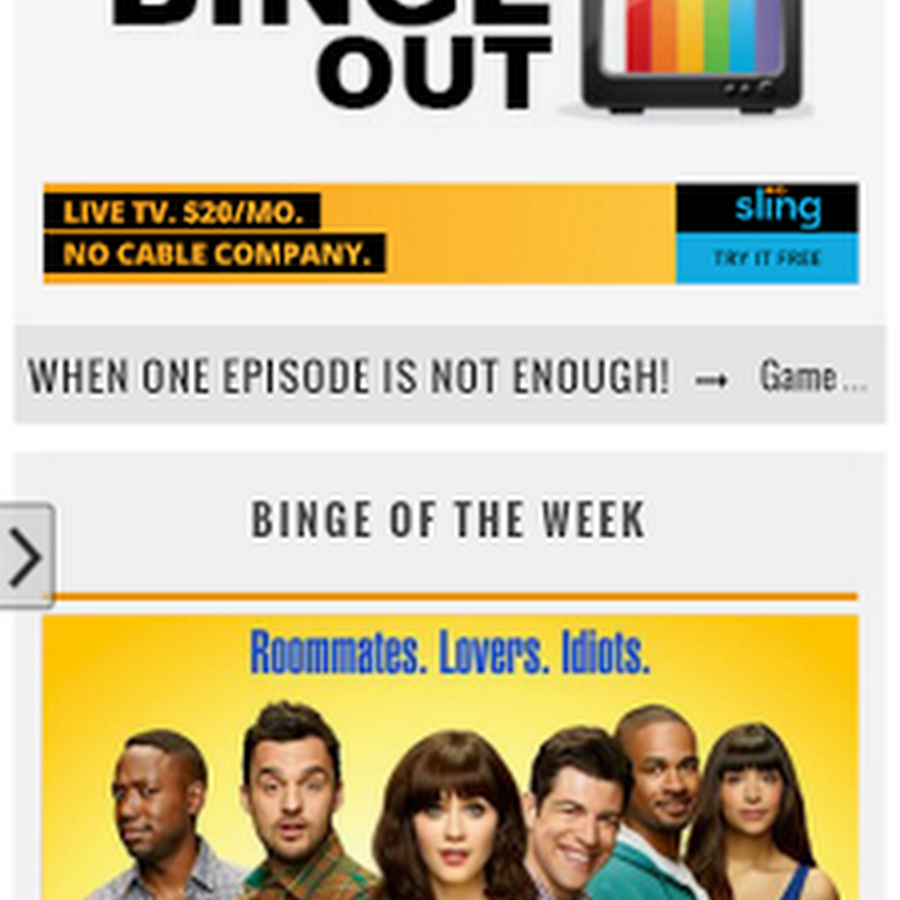 Discover The BingeOut free  apps!!