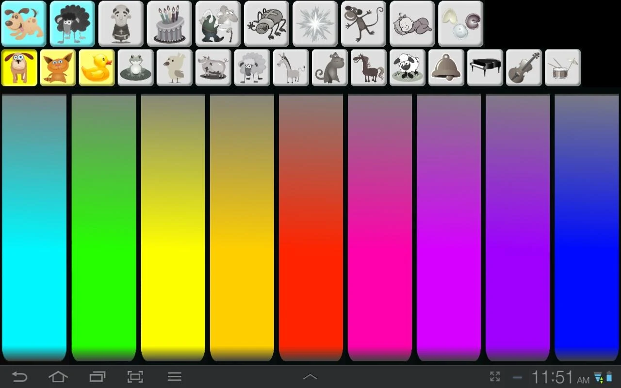 https://play.google.com/store/apps/details?id=com.androidcave.animalpiano.free