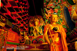 Statues in Tengboche Monastery