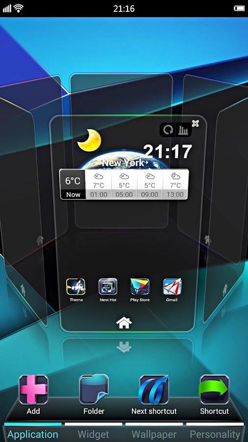 Next Launcher 3D v3.02 APK Personalization Apps Free Download