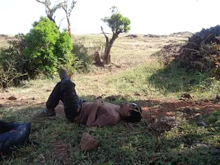 Meditation spot at the top