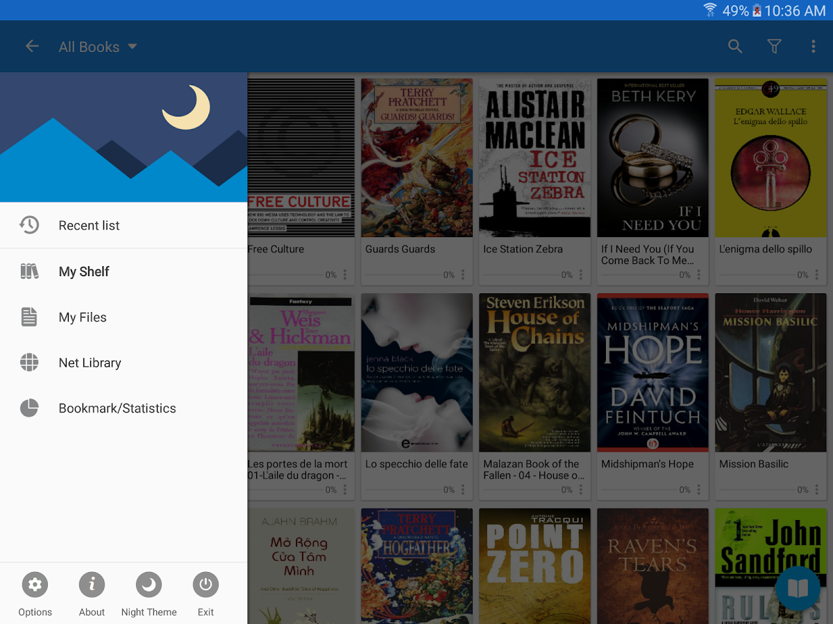 Moon+ Reader Pro - Screenshot