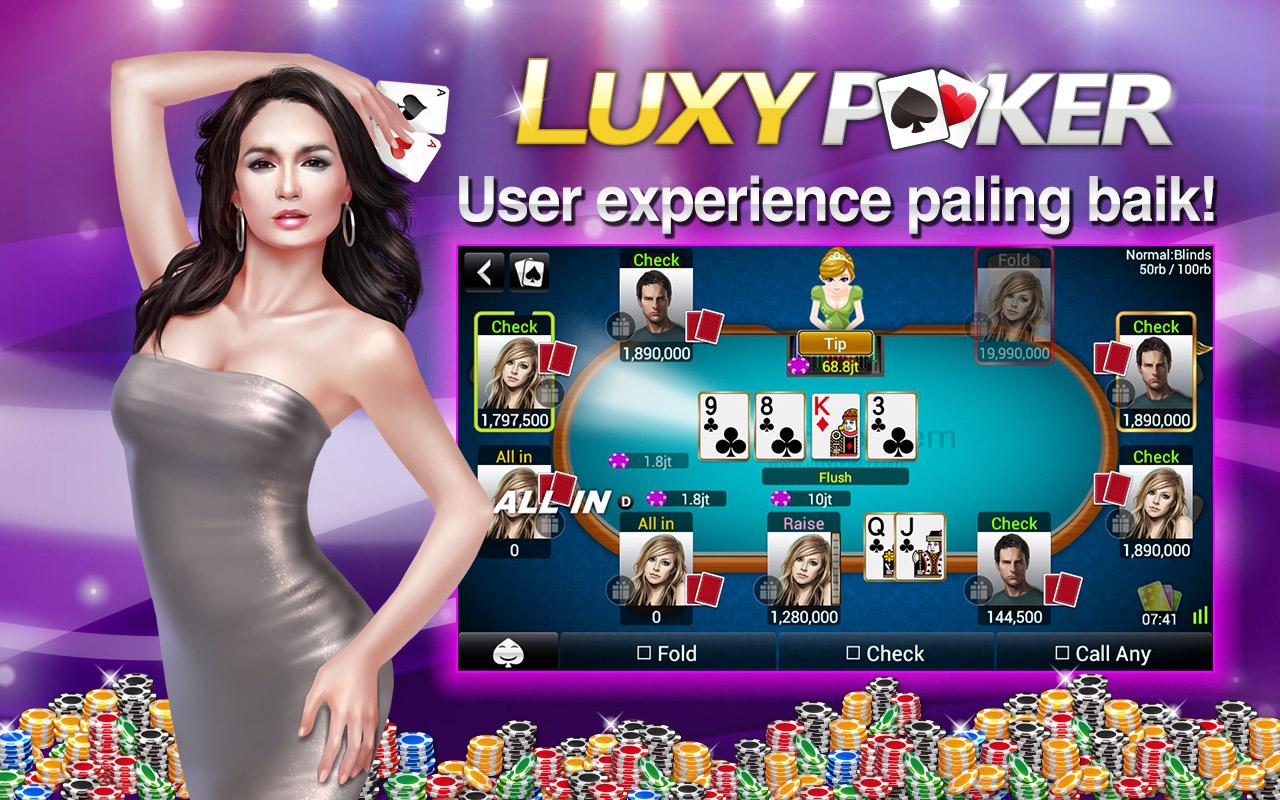 game luxy poker texas holdem