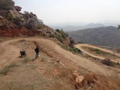 Group photo of the riders and their bikes (KTM Duke and Pulsar) at the end of the trip