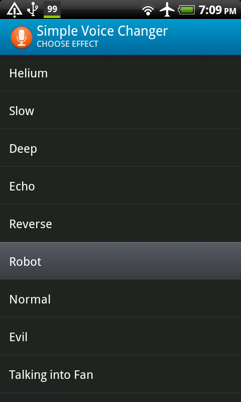 Simple Voice Changer Android App